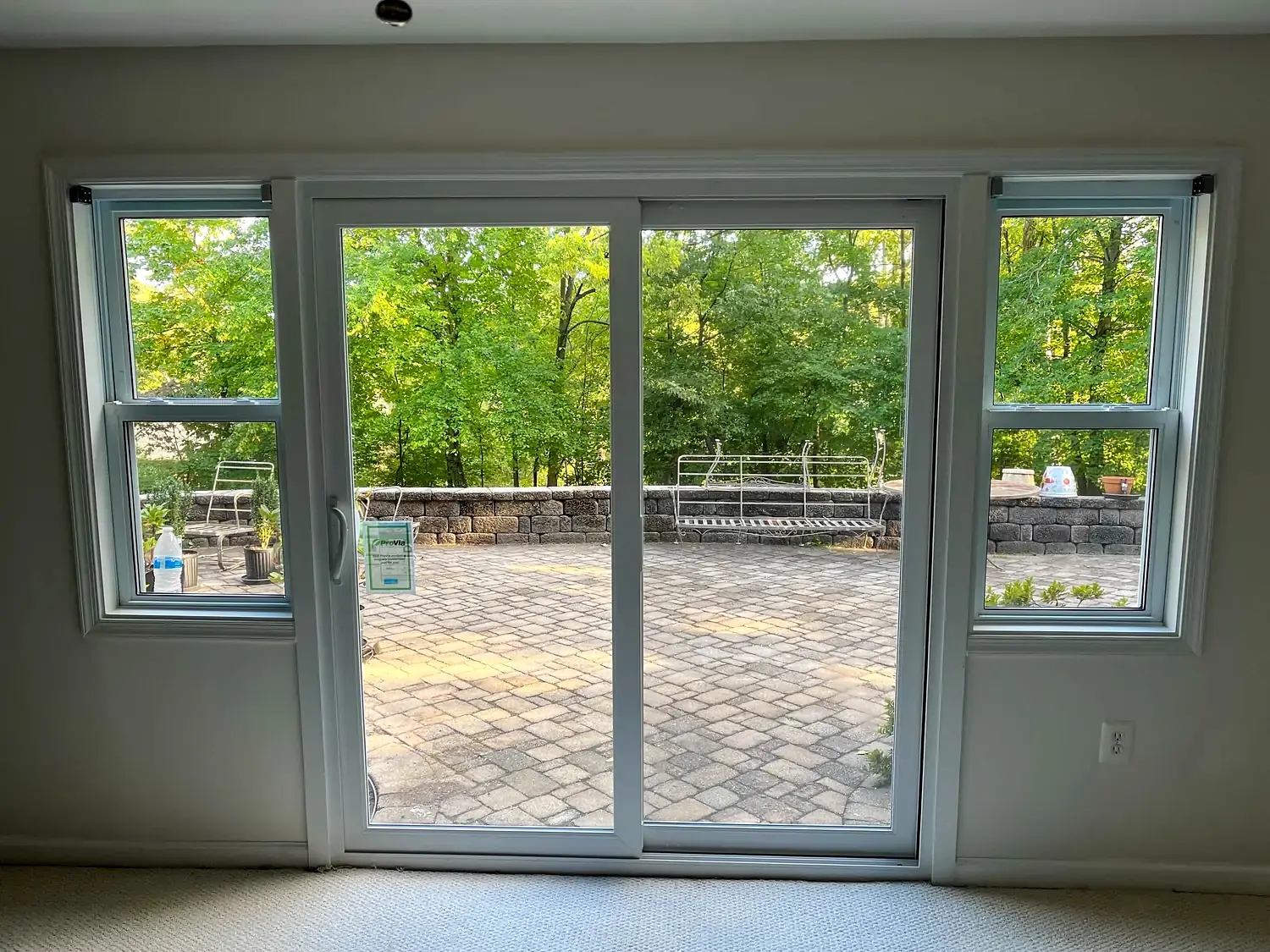 Interior-to-patio transformation, whole-home remodeling project in Northern Virginia by HOM Design & Build, view 1