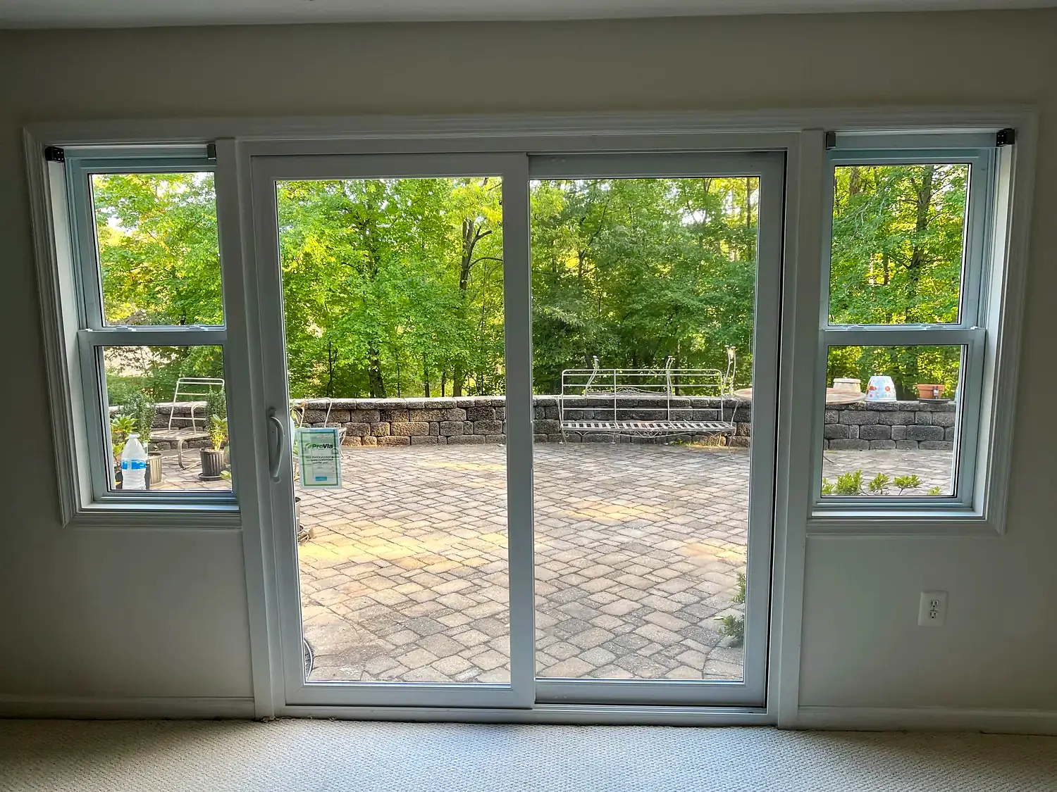 Interior-to-patio transformation, whole-home remodeling project in Northern Virginia by HOM Design & Build, view 2