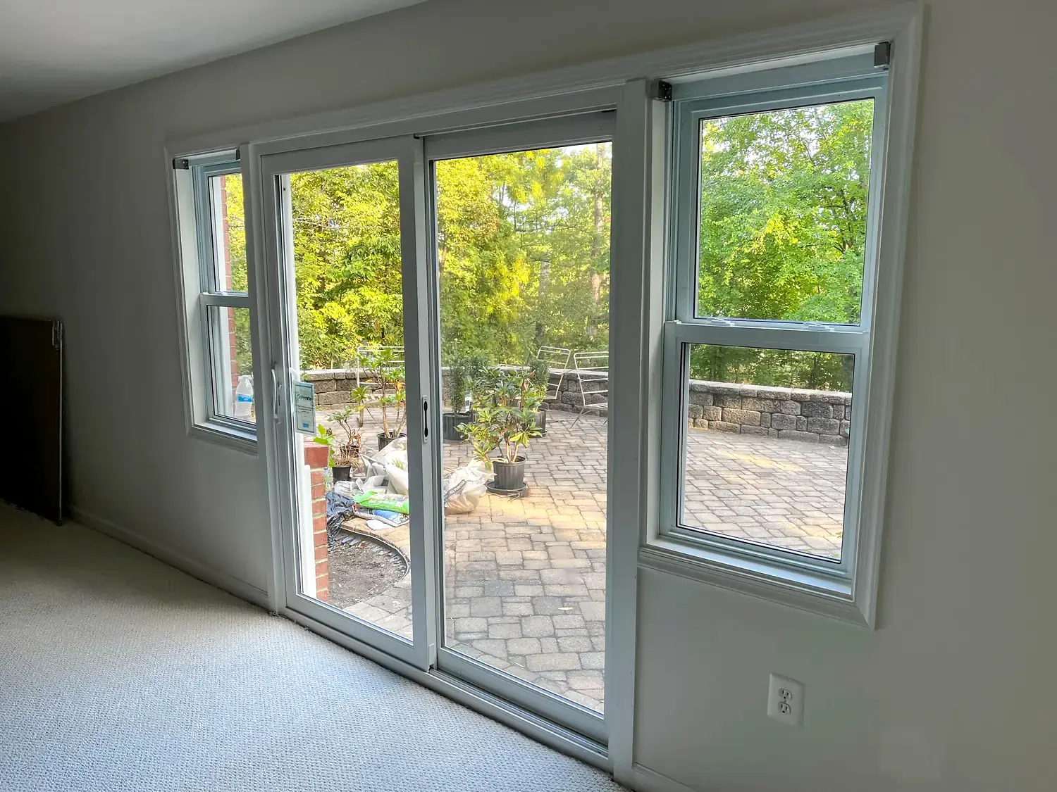 Interior-to-patio transformation, whole-home remodeling project in Northern Virginia by HOM Design & Build, view 3