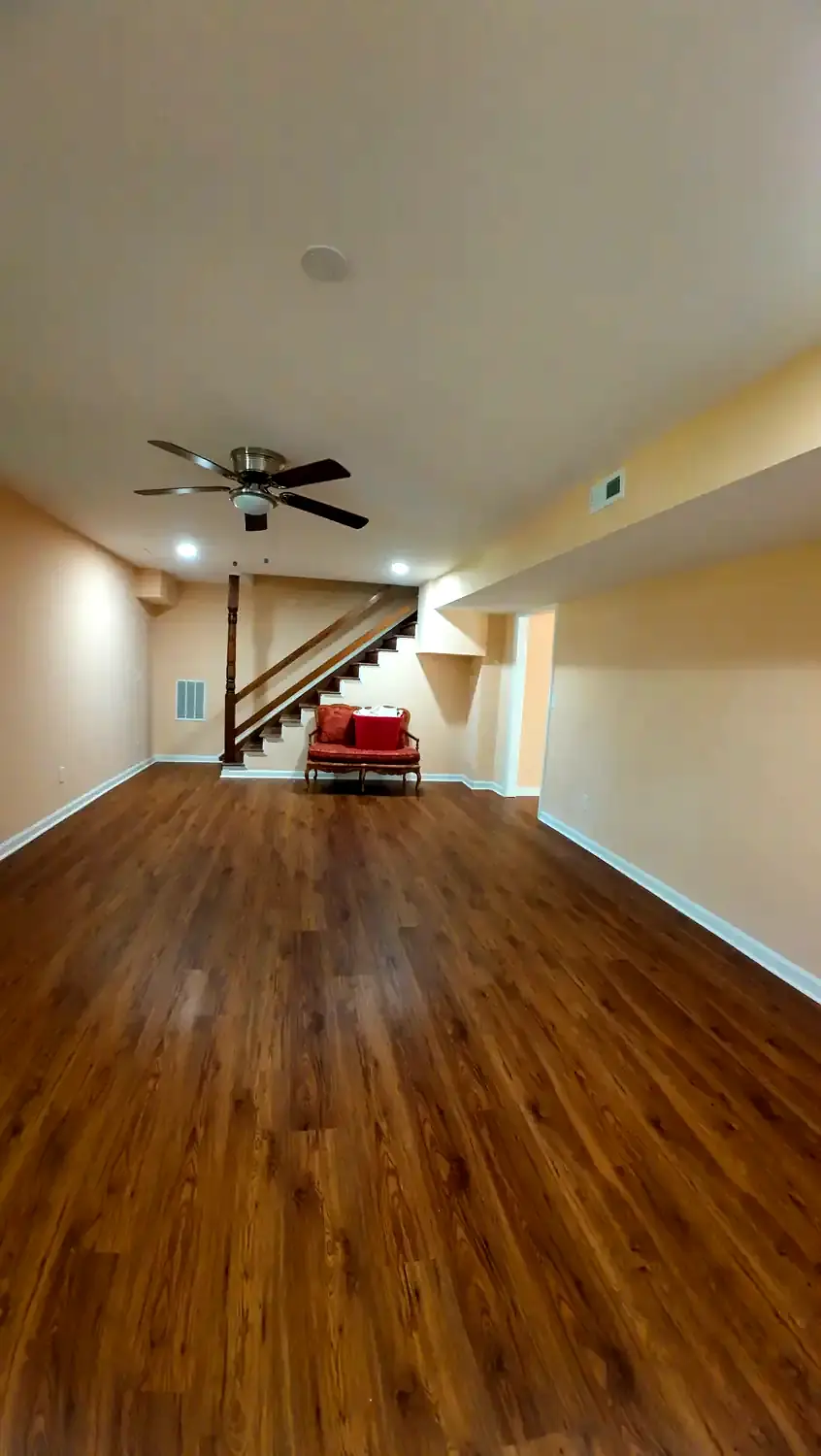 Whole-home hardwood flooring, flooring project in Northern Virginia by HOM Design & Build, view 1