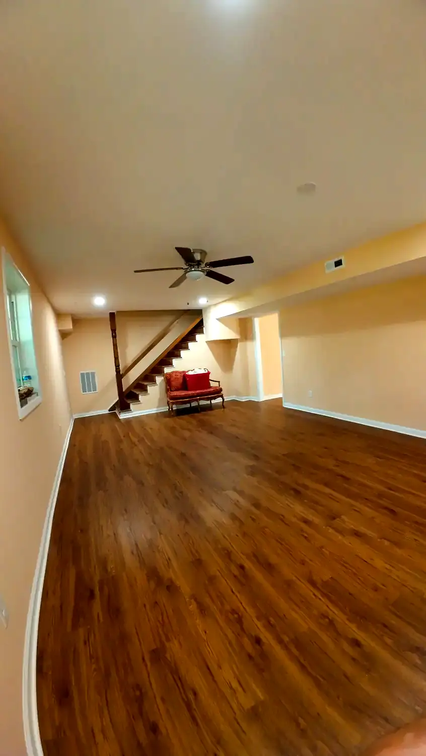 Whole-home hardwood flooring, flooring project in Northern Virginia by HOM Design & Build, view 2